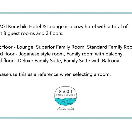 Nagi Kurashiki Hotel&Lounge Bagian luar foto